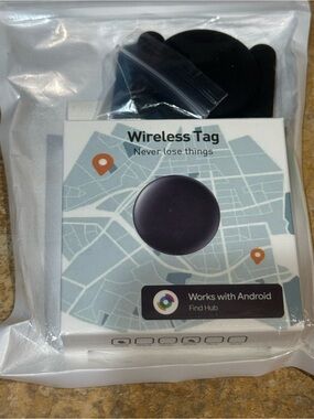 Wireless Tag Tracker - Works with Android Find Hub